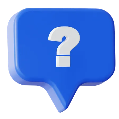 Faq Chat  3D Icon