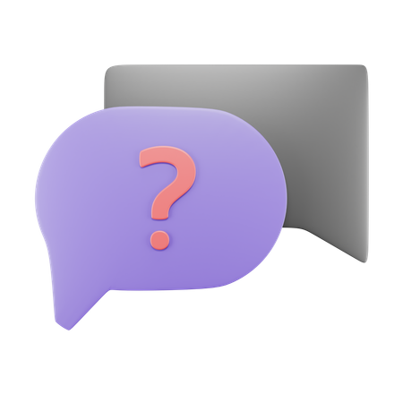 Faq Chat  3D Icon