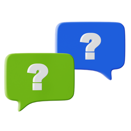 FAQ-Chat  3D Icon