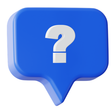 FAQ-Chat  3D Icon