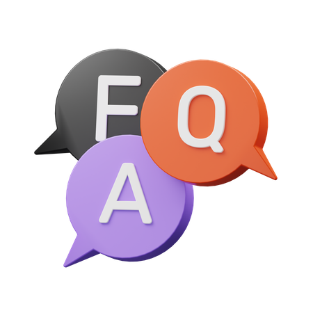 FAQ-Chat  3D Icon