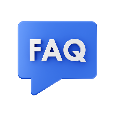 Faq Chat 3D Icon