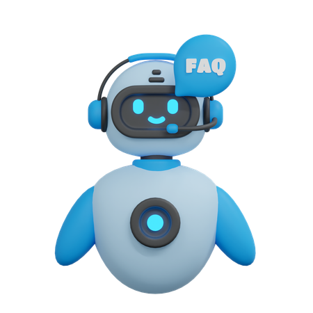 Faq chatbot  3D Icon