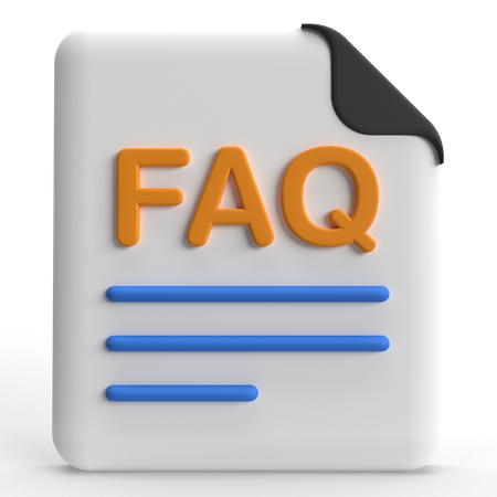 FAQ-Datei  3D Icon