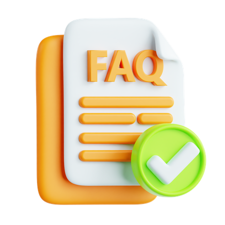FAQ Document  3D Icon