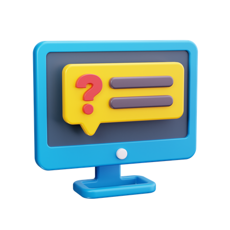 FAQ en ligne  3D Icon