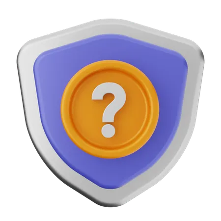 Faq proteção de escudo  3D Icon