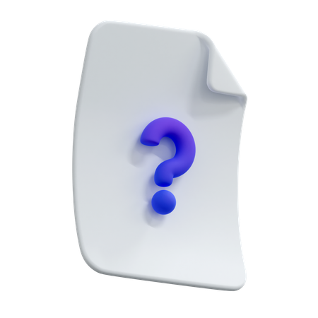 Fichier FAQ  3D Icon