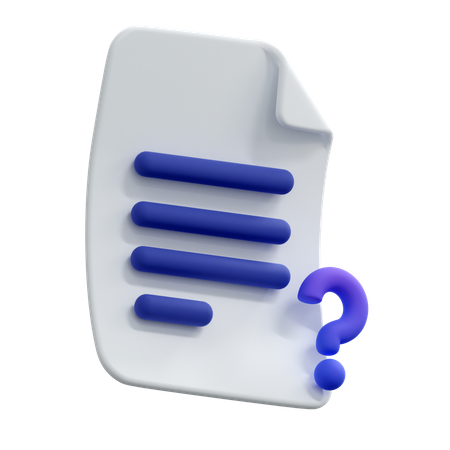 Fichier FAQ  3D Icon