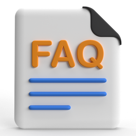 FAQ File  3D Icon