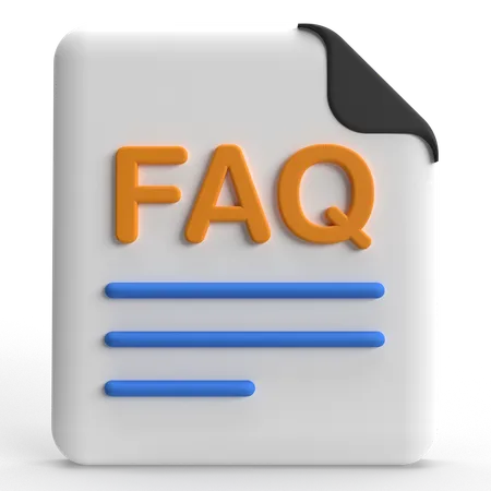 FAQ File  3D Icon