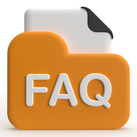 FAQ Folder  3D Icon