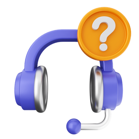 FAQ Helpdesk  3D Icon