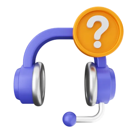 FAQ Helpdesk  3D Icon