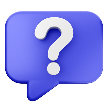 FAQ Helpdesk  3D Icon