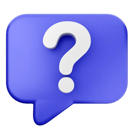 FAQ Helpdesk  3D Icon