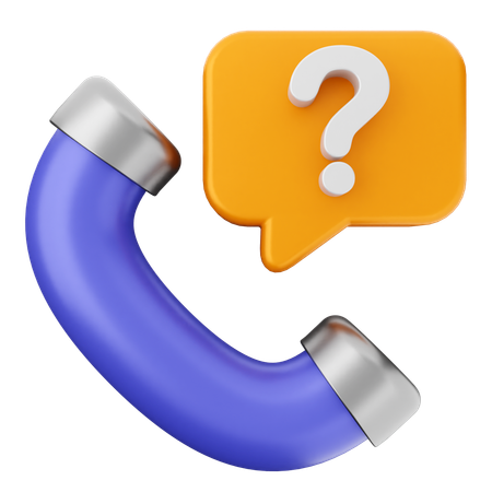 FAQ Helpdesk  3D Icon