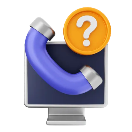 FAQ Helpdesk  3D Icon