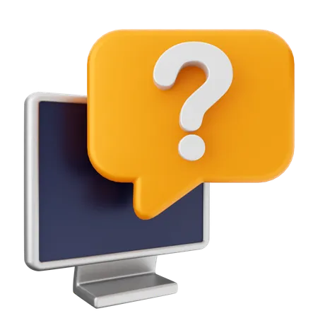 FAQ Helpdesk  3D Icon