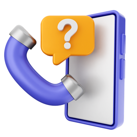 FAQ Helpdesk  3D Icon