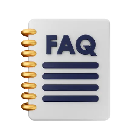 FAQ-Hinweise  3D Icon