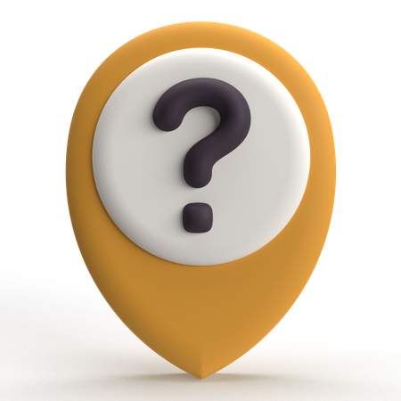Faq Location  3D Icon