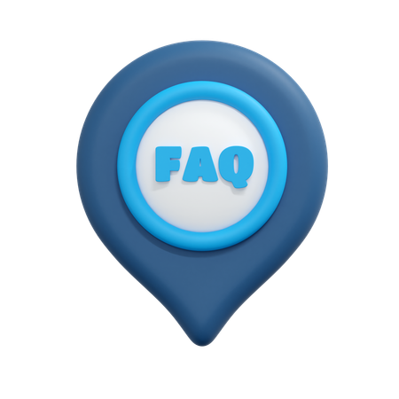 Faq location  3D Icon