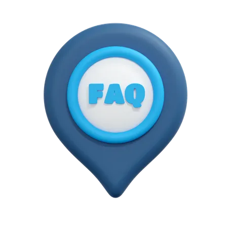 Faq location  3D Icon