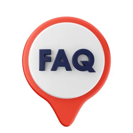 Faq Location  3D Icon