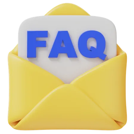 FAQ-Mail  3D Icon