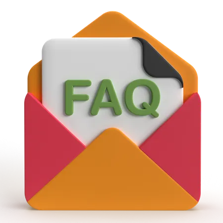 FAQ-Mail  3D Icon