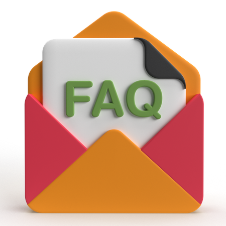 FAQ Mail  3D Icon