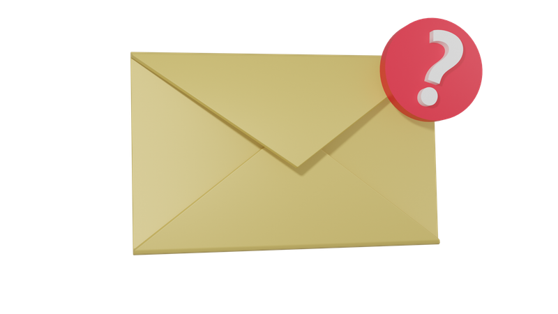 Faq Mail  3D Icon