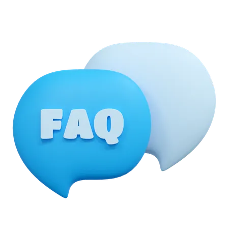 Faq message  3D Icon