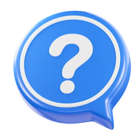 Faq Message  3D Icon