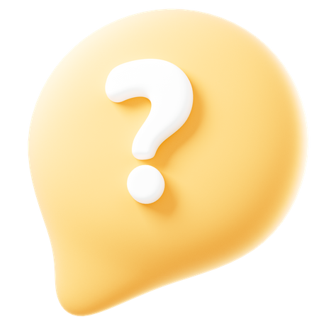 Faq Message  3D Icon