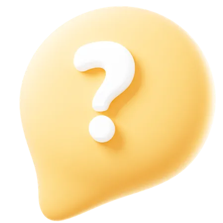 Faq Message  3D Icon