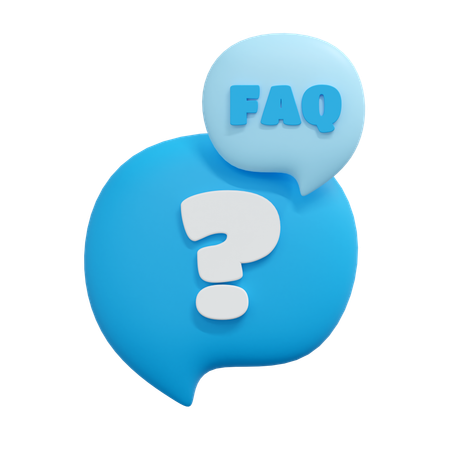 Faq message  3D Icon