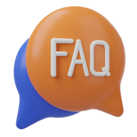 Faq Message  3D Icon