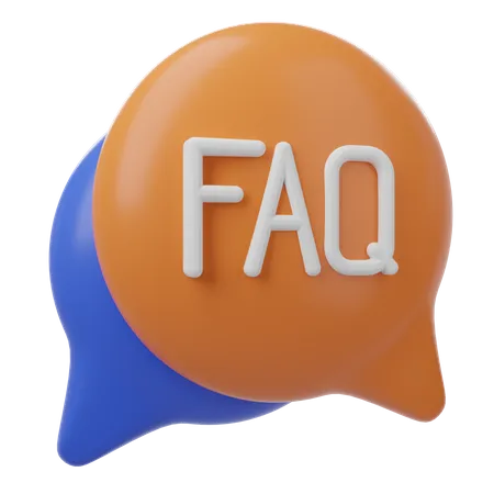 Faq Message  3D Icon