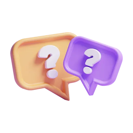 Faq Message  3D Icon