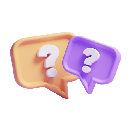 Faq Message  3D Icon