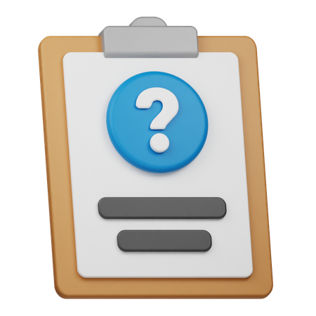 FAQ rapport  3D Icon