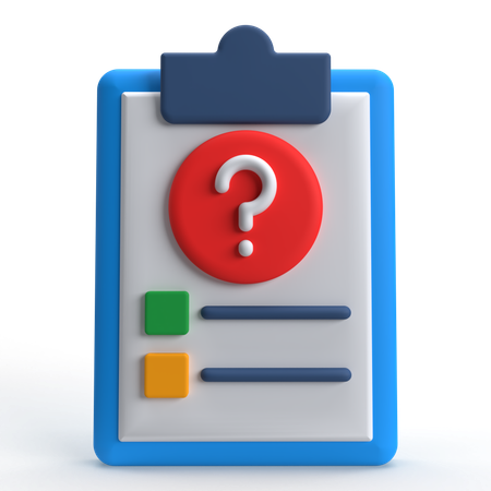 FAQ rapport  3D Icon