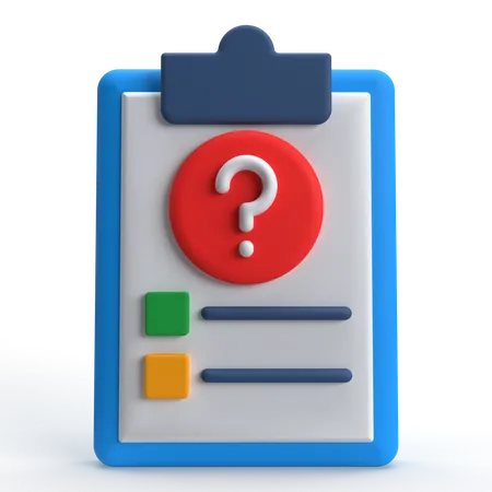 FAQ rapport  3D Icon