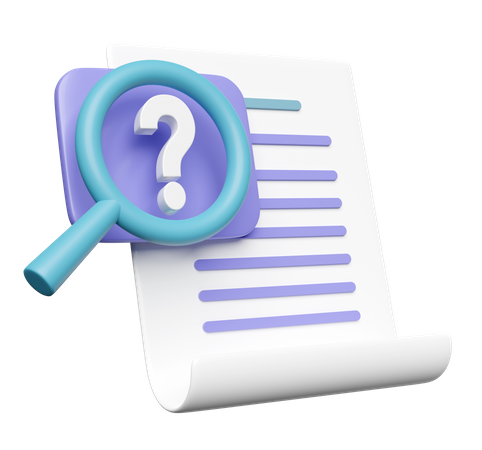 Faq Search  3D Icon