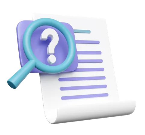 Faq Search  3D Icon