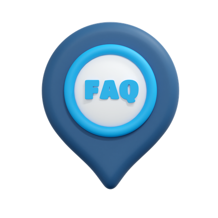 FAQ Standort  3D Icon