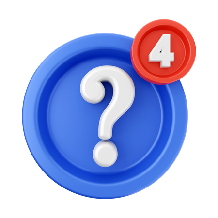 FAQ sur les notifications  3D Icon
