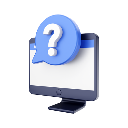 FAQ-System  3D Icon
